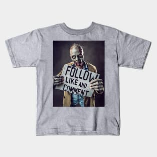 Social Media Influencer Zombie - The Digital Apocalypse Kids T-Shirt